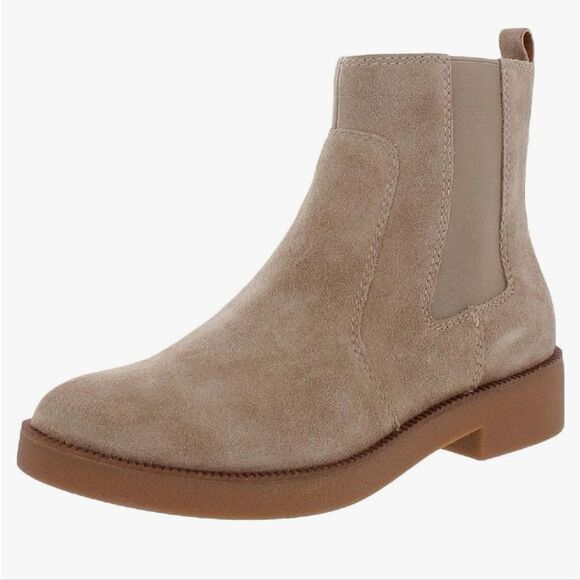 Lucky Brand Women's  Suede Ankle Boots In Dune Oiled Suede - Picture 1 of 6